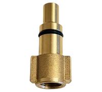 M&M Smartek Adattatore per idropulitrice Compatibile con Lavor, Parkside, Ferrix Attacco filettato Femmina 1/4"" 1: Attacco filettato Interno 1/4"" 2: Adattatore a baionetta per Lavor, Parkside ECC