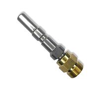 M&M SMARTEK Adattatore per pistole ad alta pressione, Ottone, Argento, 1 pezzo