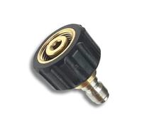 M&M Smartek Adattatore per tubo idropulitrice Quick Connect M22 filettatura IG (M22-14 mm IG a connettore maschio 3/8")
