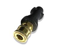 M&M Smartek Attacco rapido a baionetta da 1/4" per idropulitrici come - compatibile con Karcher K2 - K7 Ottone per lancia schiuma, ugello schiuma ad alta pressione
