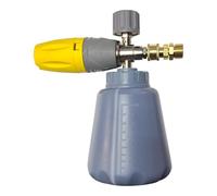 M&M Smartek Cannone di schiuma regolabile lancia di schiuma, dispenser di sapone per auto, compatibile con Kärcher Nilfisk Lavor B&D Bosch Kranzle 1 l (per Lavor Parkside 14 mm)