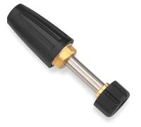 M&M Smartek Lancia corta professionale M22 16 cm ugello rotante fresa turbo per Kärcher HD HDS, alta pressione fino a 4000 PSI - 276 bar, fino a 100 gradi, nero