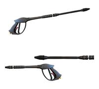 M&M Smartek Pistola ad alta pressione professionale/Hobby M22 IG/AG, 2 pezzi, compatibile con idropulitrice Kärcher Kranzle Kranzle con filettatura M22