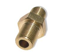 M&M Smartek Raccordo filettato doppio 1/8" AG x 1/8" AG - Adattatore piatto in ottone