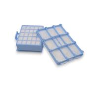 M&M Smartek Set di filtri di ricambio per aspirapolvere Siemens VS06G VSZ3 & Bosch BSG6 BSGL3 BSGL4 - cassetta filtro di scarico + filtro di protezione motore, tagliabile, accessori durevoli per