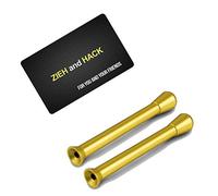 M&M SMARTEK Set tubetti Alluminio con Carta Formato Tessera, Oro