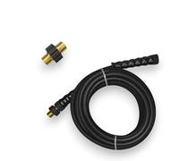 M&M Smartek Tubo flessibile ad alta pressione da 10 metri + frizione per/compatibile con tubo di prolunga Kärcher - 400 bar DN8 Profi M22 x 1,5 tubo ad alta pressione compatibile con Kärcher HD HDS