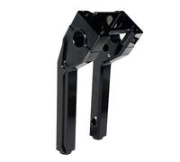 M Maintenanse Rialzi per manubrio pullback da 1" per Harley Street Bob Low Rider S ST 2018-2023 (nero, 8 pollici)