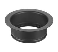 M METERXITY 1-Pack Flangia Per Scolapiatti, Accessori Di Sostituzione Per Lavello Cucina, Parti Per Tritarifiuti, Flangia Universale Adatta Fori Di Scarico Standard 3-1/2 Pollici [Nero]