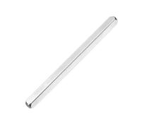 M METERXITY 1-Pack Perno Per Maniglia, 4 x 0.3 Pollici/ 110 x 7 mm Ferro Perno Quadrato Ricambio Parti Per Maniglie Finestra, Parti Di Ricambio Per Serratura Porta [Tono Argento]