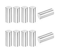 M METERXITY 10-Pack 10 X 25 Mm Perno Cilindrico, 316 Acciaio Inossidabile Perno Di Supporto Elementi Di Fissaggio Per Dispositivi, Perno Di Supporto Per Scaffalature [Tono Argento]