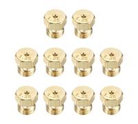 M METERXITY 10-Pack Kit di Conversione per Ugello A Gas Propano, 1.25 Mm/0.05 in Ugello in Ottone per Stufa Forno Kit di Conversione per Tubo Gas Propano Lpg/Scaldabagno [M6 x 0.75mm]