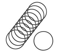 M METERXITY 10 Pezzi Guarnizioni A O In Gomma Nitrile 46mm Diametro Interno 50mm Diametro Esterno 2mm Spessore Guarnizione Metrica Per Collegamenti Idraulici Automobilistici