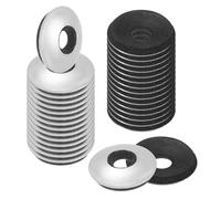 M METERXITY 100-Pack Guarnizioni In Gomma EPDM Con Acciaio Inossidabile 304#12 X 5/8"OD Guarnizioni In Neoprene Per Bulloni/Viti/Macchinari/Navi/Tetti