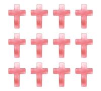 M METERXITY 12-Pack 0.98 pollici Pietre della Preoccupazione Rosso | Giada, Cristalli di Ansia, Rocce a Croce, Protezione, Energia, Meditazione per Mamme