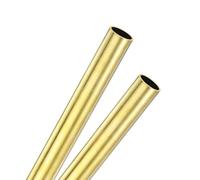 M METERXITY 2 Confezione Da 200 Mm Tubo Rotondo In Ottone, 12 Mm Diametro Esterno 1 Mm Spessore Della Parete Tubo Senza Saldature In Ottone H62 Per Costruzione [0.47x0.04x7.87IN]