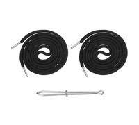 M METERXITY 2 PCS per Pantaloni della Tuta Nero Cordini per Felpe Adatto A | Per Cucire Con Inseritore Facile, Sostituti Dei Lacci Regolabili, Lacci Regolabili, Pantaloncini