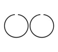 M METERXITY 2-Pz Fasce Elastiche per Pistone da 38mm x 1.5mm Fasce Elastiche Standard per Motoseghe Elettriche, Parti di Ricambio [Nero]
