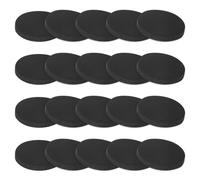 M METERXITY 20 Pcs Dischi Di Gomma Pieni, 25mm Diametro Esterno X 3mm Spessore, Spessori Antivibranti In Gomma Per Ridurre Il Rumore, Guarnizioni Per HVAC/Lavatrici/Mobili/Fai Da Te