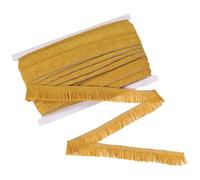 M METERXITY 27 Iarde Frangia Con Nappe, 1 Pollice Di Larghezza Frangia In Poliestere Pizzo Boho Orlo Per Vestito/Gonna/Borse/Decorazione Fai Da Te/Accessori Abbigliamento [Cachi]