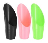 M METERXITY 3-Pezzi Bonsai Terra Pale, Plastica Giardino Terra Palette Secchio Pala Rinvaso Palette per Trapianto/Fiore/Pianta Grassa, Piccoli Giardino Attrezzi [Verde, Rosa, Nero]