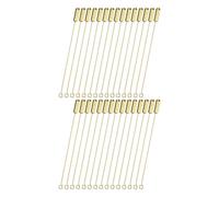 M METERXITY 30 Pezzi Spilli Da Balzo, 2,8 Pollici Spilli Lunghi In Rame Con Estremità A Fermo Accessori/Cravatte/Cappello/Sciarpa/Gioielli, Spilli A Testa Piatta [Oro]