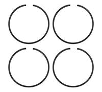M METERXITY 4-Pack Set Di Anelli Per Pistone 34mm x 1.5mm Anello Per Pistone Standard Anelli Per Pistone Seghetto Elettrica Ricambi Per Parti Di Sostituzione Per Motoseghetto [Nero]