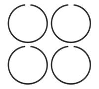 M METERXITY 4-Pack Set Di Anelli Per Pistone 49mm x 1.5mm Anello Per Pistone Standard Anelli Per Pistone Seghetto Elettrica Ricambi Per Chainsaw Parti Di Ricambio [Nero]