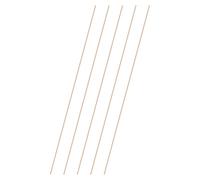 M METERXITY 5-Pack Asta Tonda In Rame 1.2mm Diametro 9.84 Pollici Lunghezza T2 Stock Asta Solida Barra Tornio per Artigianato Metallico DIY/Giardino/Industria/Decorazione Tubo Rame Puro
