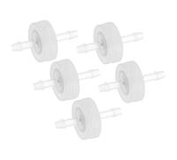 M METERXITY 5 Pcs Valvola Di Non Ritorno A Una Via 1/8" Barb Hose Clear