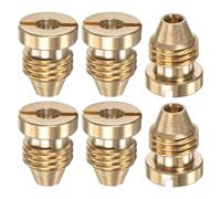 M METERXITY 6-Pack Ugello A Orifizio Per Lancia Schiumogena, 1.25mm Punte Filettate Schiuma Neve/Tubo Da Giardino/Pulitori Cucina, Ugelli Di Sostituzione Per Connettori Spruzzatore