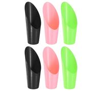 M METERXITY 6-Pezzi Bonsai Terra Pale, Plastica Giardino Terra Palette Secchio Pala Rinvaso Palette per Trapianto/Fiore/Pianta Grassa, Piccoli Giardino Attrezzi [Verde, Rosa, Nero]