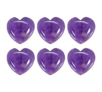 M METERXITY 6 Pietre della Preoccupazione 0,59 in Giada Viola | Cristalli dell'Ansia, Cuore, Protezione, Energia Calmante, Mamme, Donne, Meditazione, Favori San Valentino