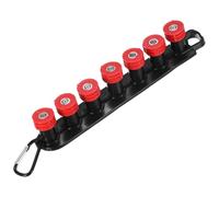 M METERXITY 7-Pack Punte Idropulitrice 1/4 in Raccordo Rapido 4000 PSI | Rosso, Orifizio 4.0, Supporto, Gradi Multipli, per Auto, Vetro, Parete