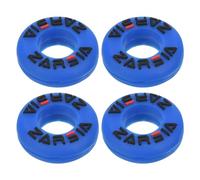 M METERXITY Confezione da 4 smorzatori di vibrazioni da tennis, ammortizzatori rotondi, smorzamento delle corde della racchetta in silicone, da applicare alla racchetta da tennis (8 mm, blu)