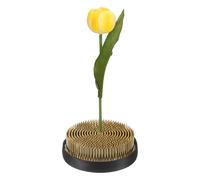 M METERXITY Flower Frog 3.74" Round Rame Supporto Floreale Pins Porta Ikebana con Base in Gomma per Composizioni Floreali/Artigianato/Decorazione Casa, Strumento Fissaggio Kenzan [Pins 1.1cm]