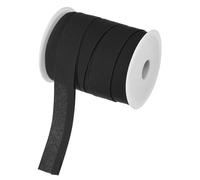 M METERXITY Nastro A Sesgo Doppia Piegatura, 1 Pollice x 25 Iarde Nastro di Fodera per Cucire, Adatto A Cuciture, Orli, Rifiniture, Trapunte, Accessori Fai da Te (Nero)