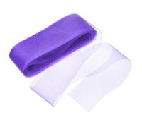 M METERXITY Passamaneria Rigida Crine 10cm di Larghezza 50 Iarde Rotolo di Passamaneria Crine Poliestere Morbido per Abito Sposa/Abito Formale Ballo/Accessori Gonna Cucire [Viola Chiaro]