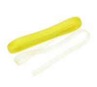 M METERXITY Passamaneria Rigida Crine 2,5cm di Larghezza 50 Iarde Rotolo di Passamaneria Crine Poliestere Morbido per Abito Sposa/Abito Formale Ballo/Accessori Gonna Cucire [Brillante Giallo]