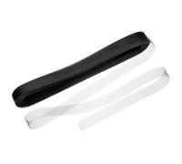 M METERXITY Passamaneria Rigida Crine 2,5cm di Larghezza 50 Iarde Rotolo di Passamaneria Crine Poliestere Morbido per Abito Sposa/Abito Formale Ballo/Accessori Gonna Stecche Cucire [Nero]