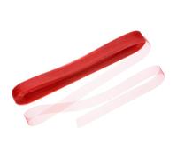 M METERXITY Passamaneria Rigida Crine 2,5cm di Larghezza 50 Iarde Rotolo di Passamaneria Crine Poliestere Morbido per Abito Sposa/Abito Formale Ballo/Accessori Gonna Stecche Cucire [Rosso]