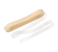 M METERXITY Passamaneria Rigida Crine 2,5cm di Larghezza 50 Iarde Rotolo di Passamaneria Crine Poliestere Morbido per Abito Sposa/Abito Formale Ballo/Accessori Gonna Stecche Cucire [Beige]