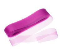 M METERXITY Passamaneria Rigida Crine 5cm di Larghezza 50 Iarde Rotolo di Passamaneria Crine Poliestere Morbido per Abito Sposa/Abito Formale Ballo/Accessori Gonna Stecche Cucire [Rosa Rossa]