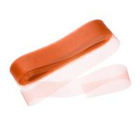 M METERXITY Passamaneria Rigida Crine 5cm di Larghezza 50 Iarde Rotolo di Passamaneria Crine Poliestere Morbido per Abito Sposa/Abito Formale Ballo/Accessori Gonna Stecche Cucire [Arancione]