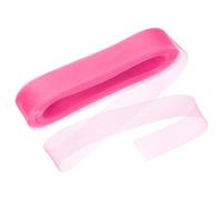 M METERXITY Passamaneria Rigida Crine 5cm di Larghezza 50 Iarde Rotolo di Passamaneria Crine Poliestere Morbido per Abito Sposa/Abito Formale Ballo/Accessori Gonna Stecche Cucire [Rosa Scuro]