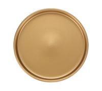 M METERXITY Piatto per vasi in ceramica, vassoio raccolta d'acqua per piante da 6,3", piattini per piante da interno/esterno [rotondo oro]