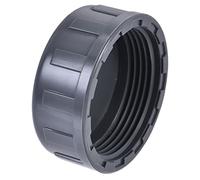 M METERXITY PVC Tubo Tappo - Giardino Tubo Collegamento, Guarnizione e Corrosione Resistenza, Applicazione a Esterno/Piscina/Acqua Riscaldatore (G1-1/2, Grigio)