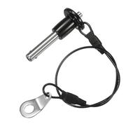 M METERXITY Spilla Bloccaggio Pulsante, 1/4" [6mm] Dia., Lunghezza Utilizzo 25/32 [20mm] per Rilascio Rapido Cavo Lanyard per Aviazione [Acciaio Inossidabile 304]