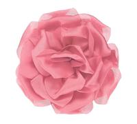M METERXITY Spille Per Donne A Forma Di Rosa Fiore, 4 Pollici Spille Da Risvolto Artigianali Eleganti Fiori Di Peonia In Tessuto Di Satin Grandi Fermagli [10cm, Rosso Cocomero Chiaro]