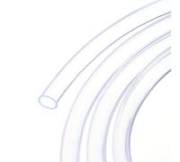 M METERXITY Trasparente Vinile Tubi - PVC Tubo Tubo flessibile, Applicare a Acqua Trasferimento (8mm ID 10mm OD, 6Ft)